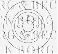 BORG & BECK bbd4577 -  Тормозной диск